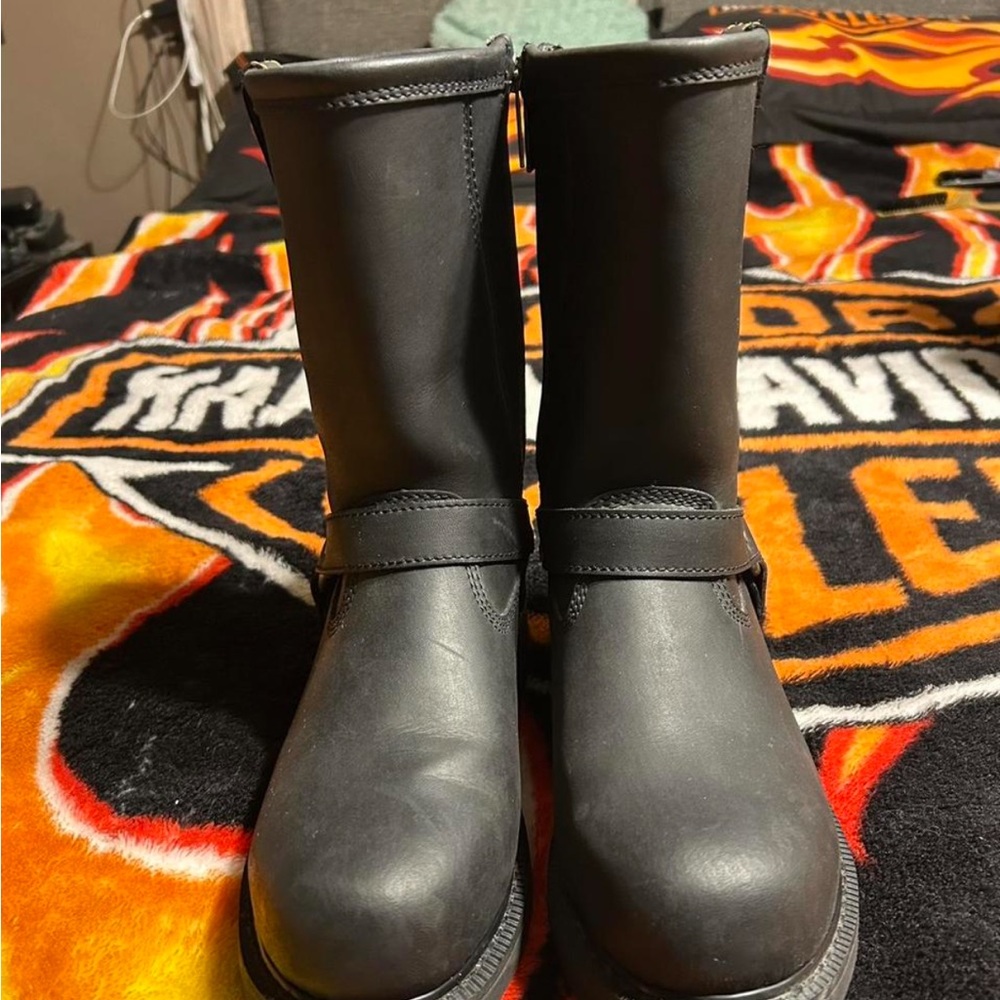 Black Leather Boots